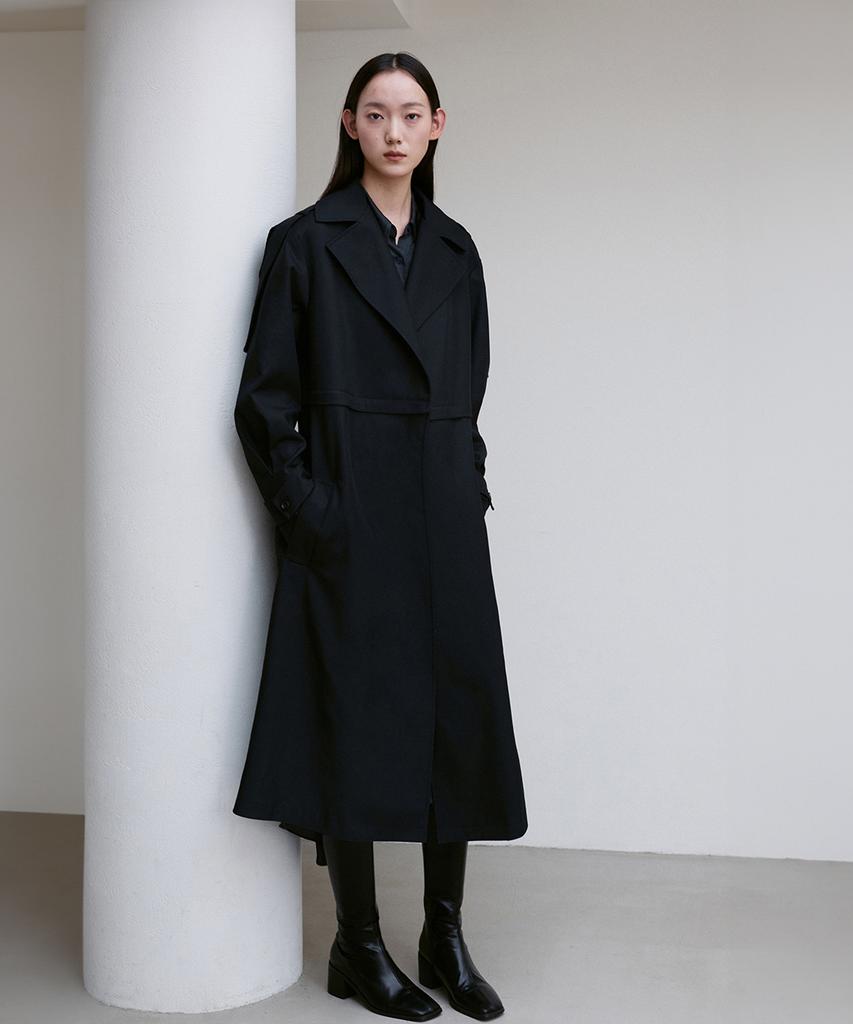 Re Rhee Detachable Zipped Trench Coat