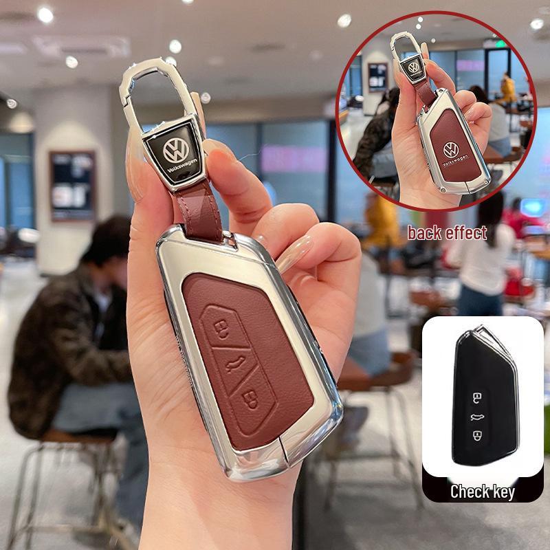 Compatible Key Case for Volkswagen Golf 8, ID4, Lingdu, Lanxun, ID3, Tiguan L, Passat Pro, and Touareg.