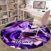 Customizable Genshin Impact5 Round Non-Slip Carpet - Ideal for Garden, Picnic, Office, Perfect for Decoration, Suitable For All Seasons