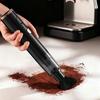 Portable Coffee Powder Vacuum Cleaners, Desktop Vacuum Cleaner, Cordless Handheld Dust Collector, Powerful Suction with Brush Head for Kitchen Office