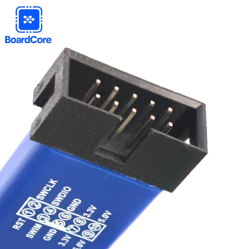 ST-Link V2 STM32 STM8 ST LINK Simulator Download Programming with Cover DuPont Cable