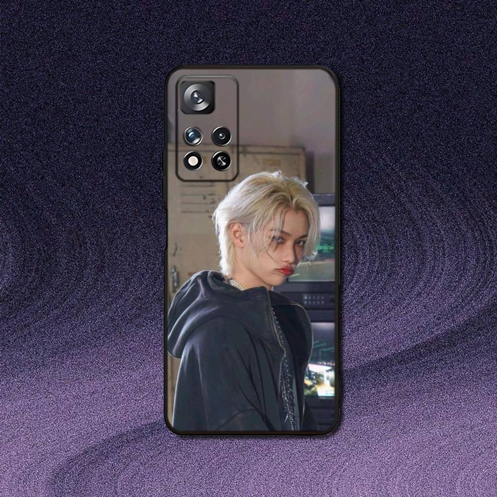 F-Felix Lee Karma S-SKZ Phone Case For Samsung S 25,24,23,22,30,21,10,9,Ultra,Plus,Lite,FE,4,5G Black Soft Case Samsung S225G