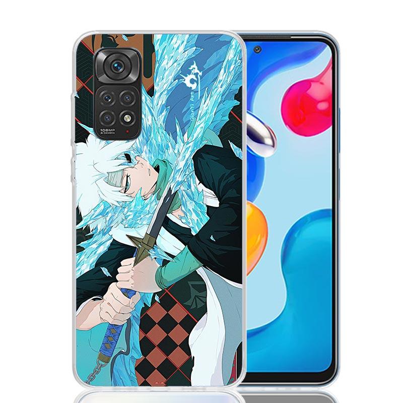 Hitsugaya Toushirou Bleach Phone Case For Xiaomi Redmi Note 15 14 13 12S 12 Pro Plus 11S 11E 11 11T 10S 10 Art Soft Pattern Cove