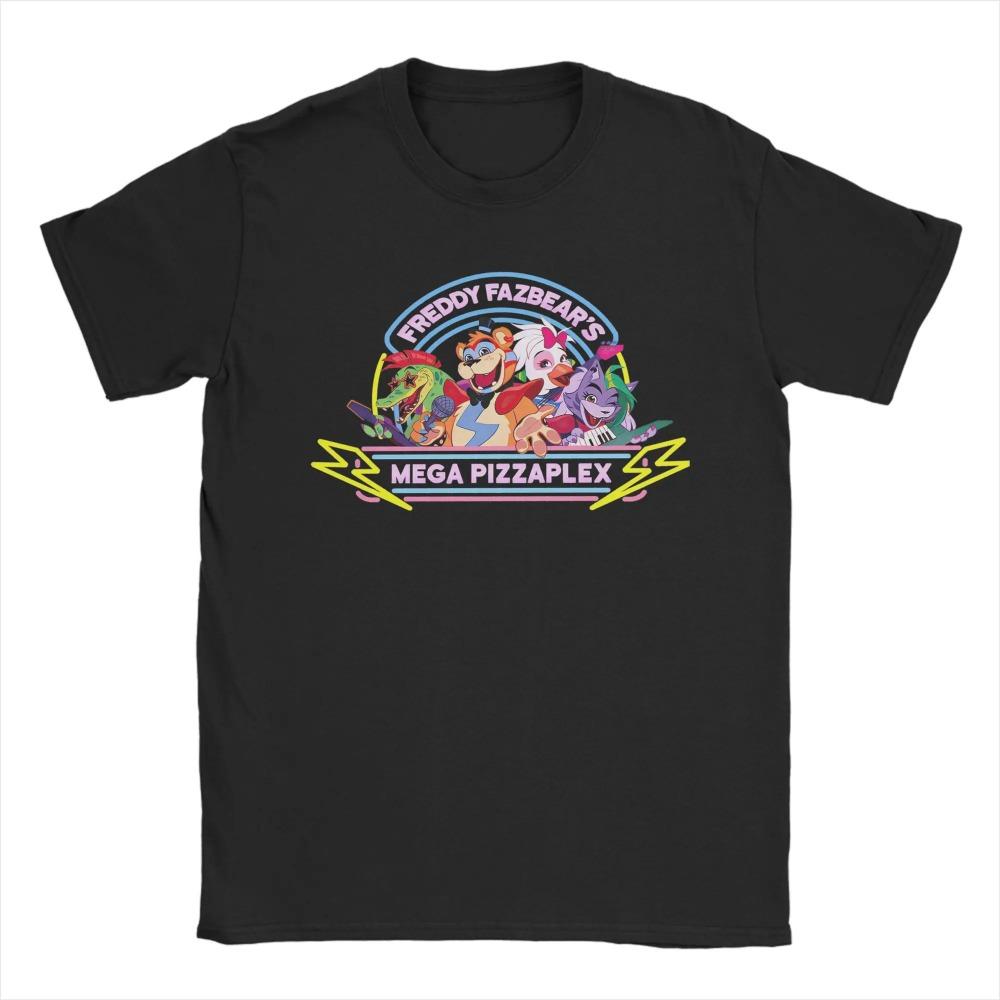 2026 Five Nights At Freddy's Freddy Fazbear's Pizza T-Shirt Both Men and Women Can Wear Fashionable Short-sleeved Shirts