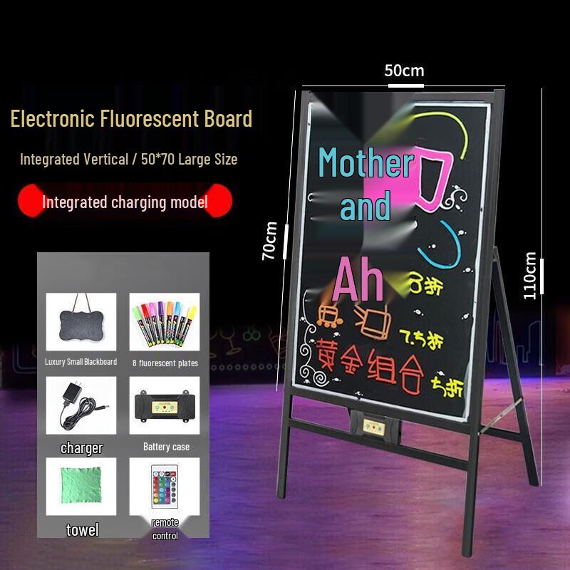 Zhanwu Rechargeable LED Fluorescent Display Board