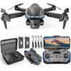 Foldable Drone with 1080P HD Camera for Beginners & Adults, FPV Live Video, One Key Start, Altitude Hold, 3D Flips, Gesture Selfie, 3 Speed Modes, 2