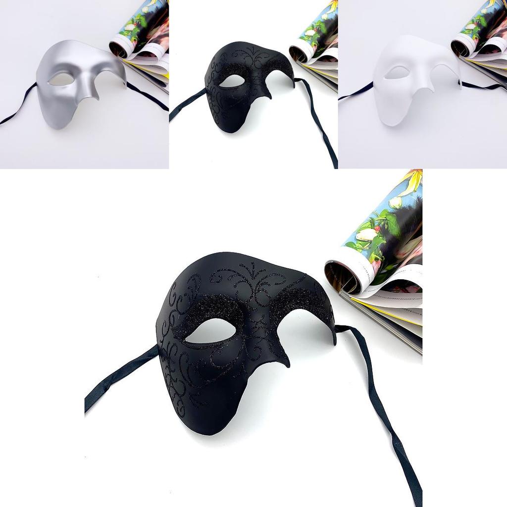 Vintage Phantom Of The Opera Mask With Retro Style For Cosplay And Themed Events