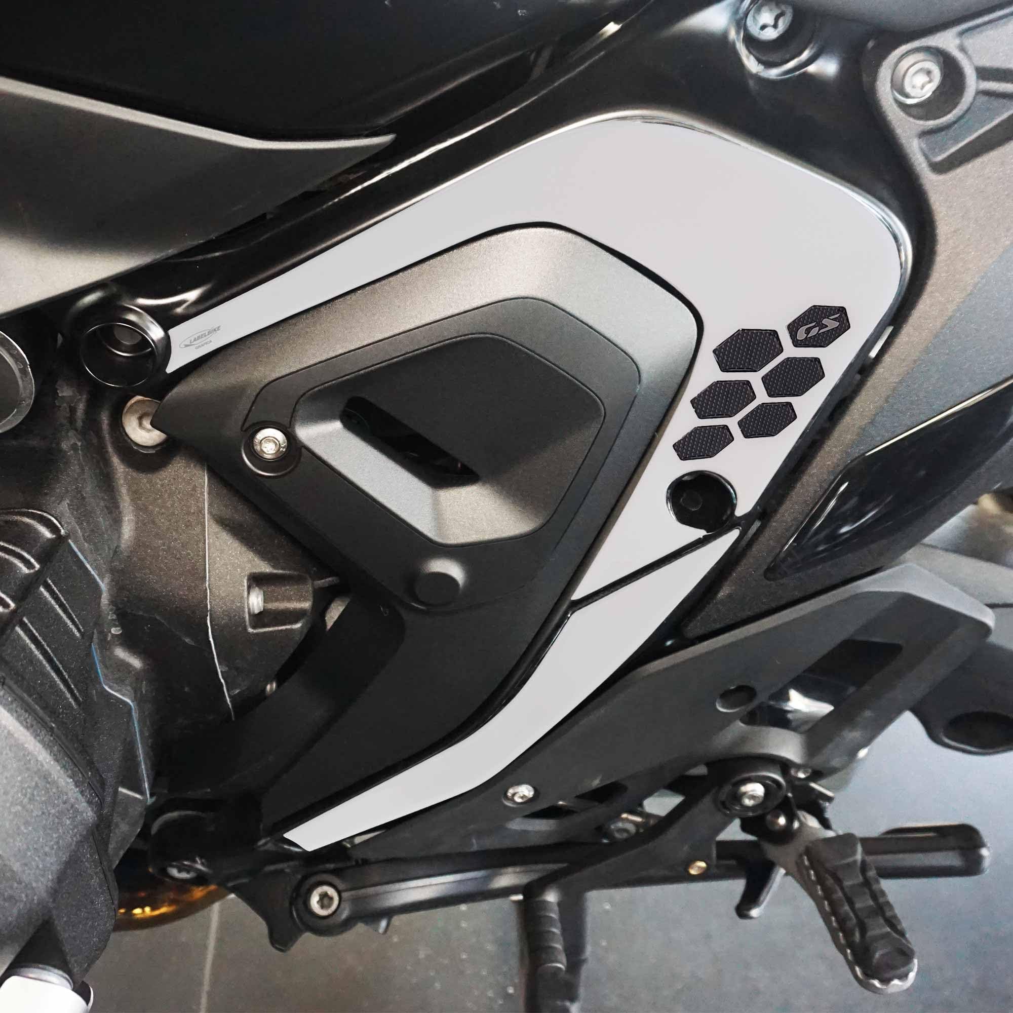 3D стикеры labelbike для декорирования и защиты области рамы мотоцикла BMW R1300GS.