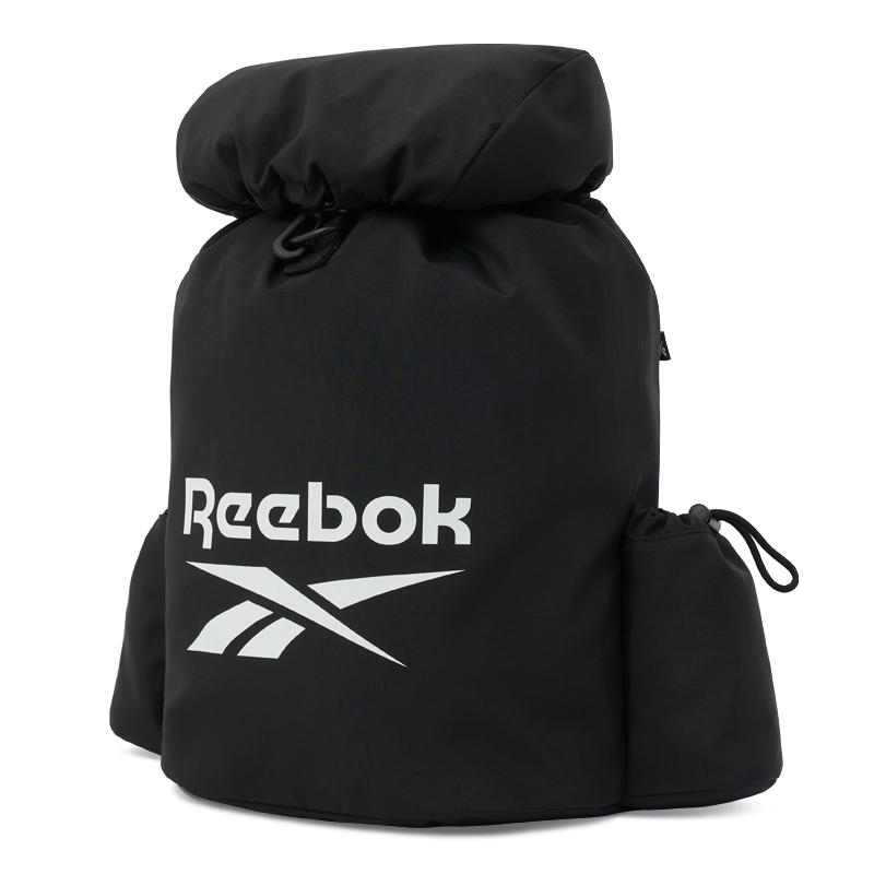 New Reebok Fabric Bucket Bag, Backpack Regular Unisex Black/Olive/Khaki RB230009M