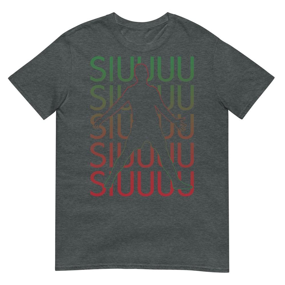 Siuuu Funny Soccer Football Boys Unisex Unisex Soccer Player Tshirt