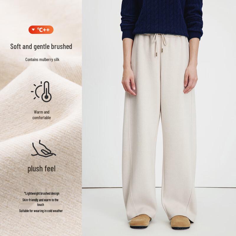 Navigare Women's Loose Fit Wide-Leg Pants