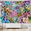 Sternenhimmel Mandala Wandteppich Wandbehang Psychedelisch Hexerei Abstrakt Hippie Tapiz Böhmisch Wohnkultur