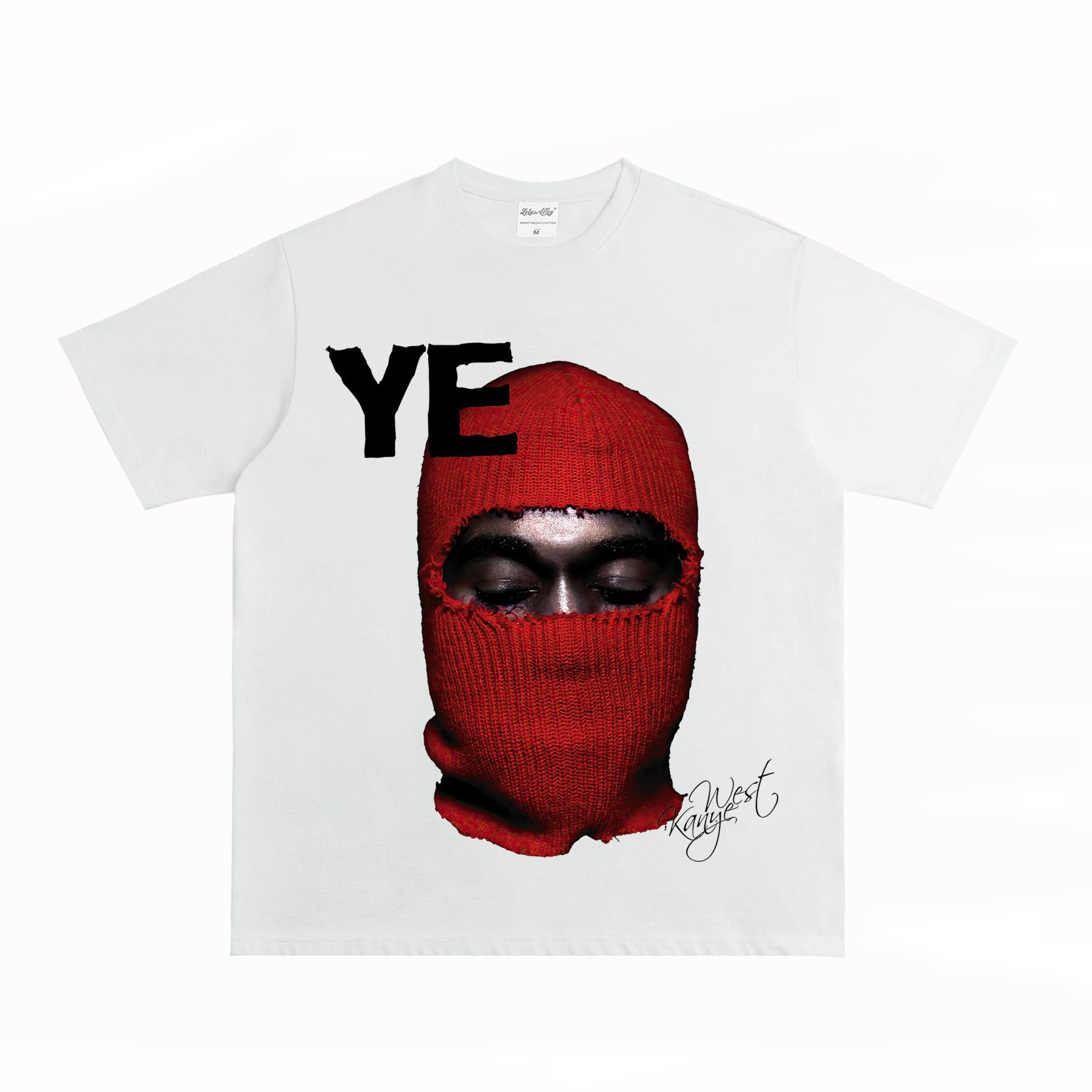 

Rap-style American Headgear with A Small Neckline, High Street Pure Cotton, Retro Short-sleeved T-shirt 5XL різнокольоровий