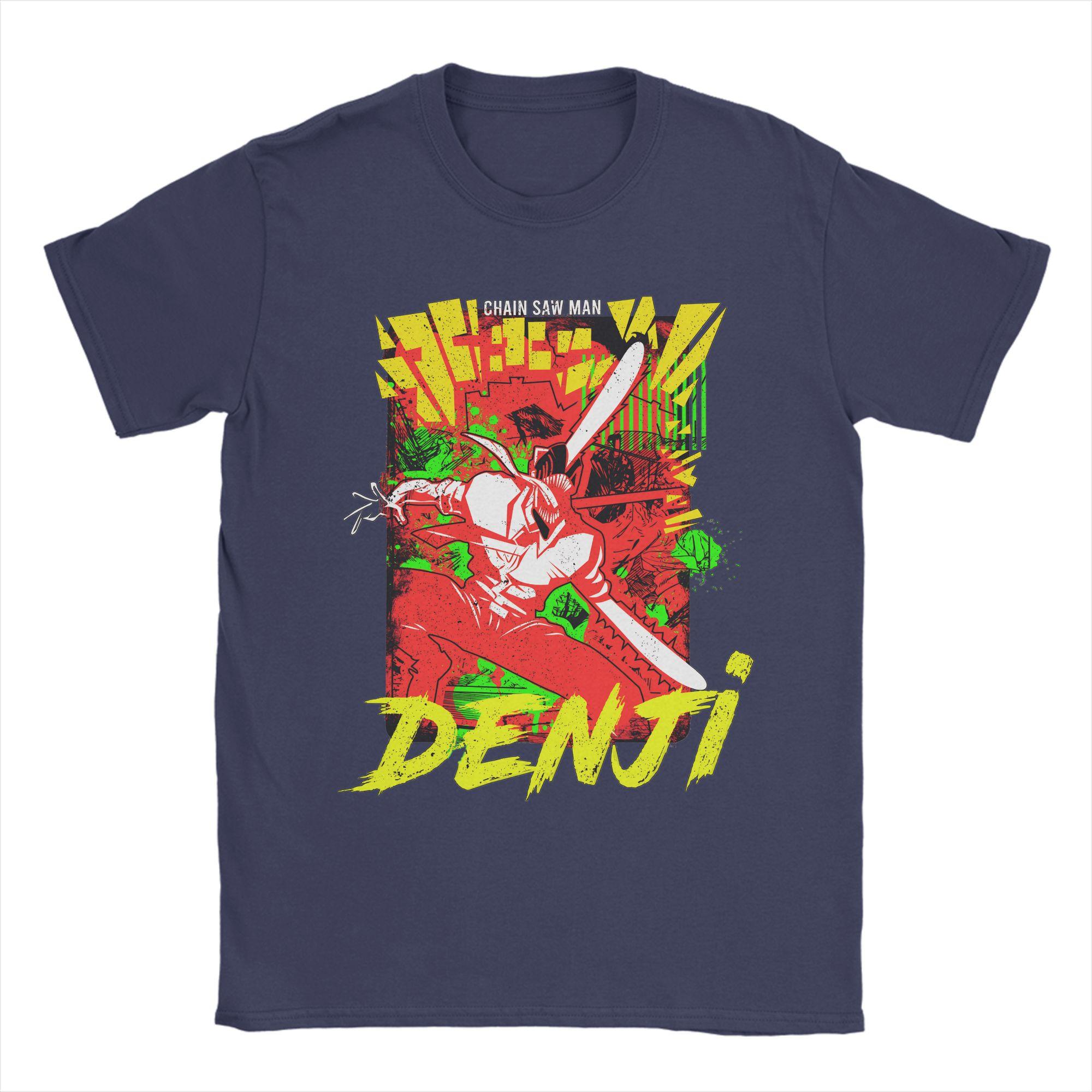 

Amazing Chainsaw Man Reze T-Shirts Men Crewneck Pure Cotton T Shirts Short Sleeve Tees Graphic Printed Clothing 4XL