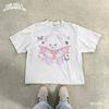 Pastel Goth Bear Shirt Kawaii Bat Wing Teddy Tee Y2K Coquette Grunge Top Creepy Cute Yin Yang Graphic Tee for Women Men