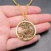 Golden Animals Plants Nature Themed Pendant Antique Color Metal Men Collar Necklace Best Seller