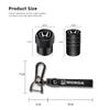 Car Tire Wheel Valve Caps Cover Leather Key Chain Ring Keychain For Honda Civic Fit Jazz Accord Pilot CRV Odyssey Passport City AQVBN1
