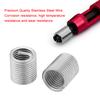 60Pcs Stainless Steel Wire Thread Insert Assortment Metric M3 M4 M5 M6 M8 M10 M12 Helicoil Type