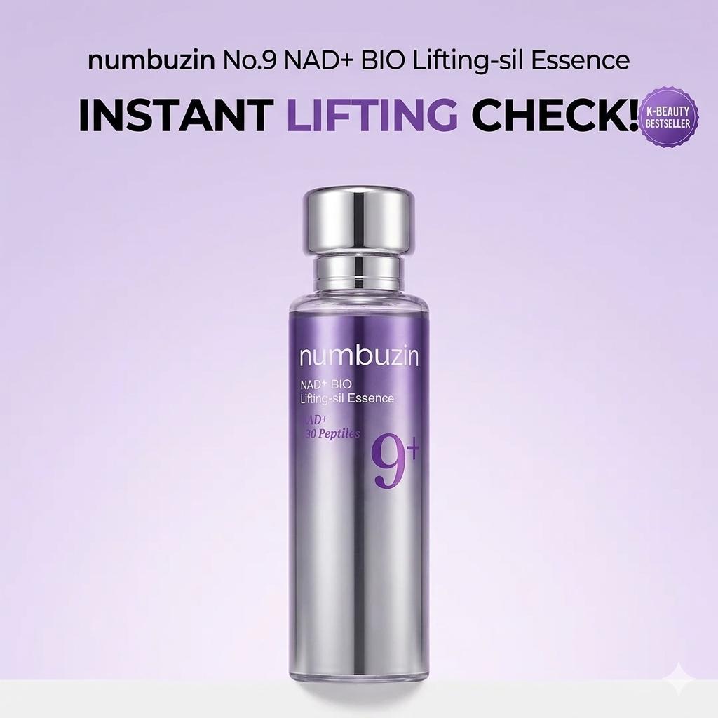 Numbuzin No.9 NAD Bio Lifting Essence 50ml Firming Anti Aging Korean Skincare