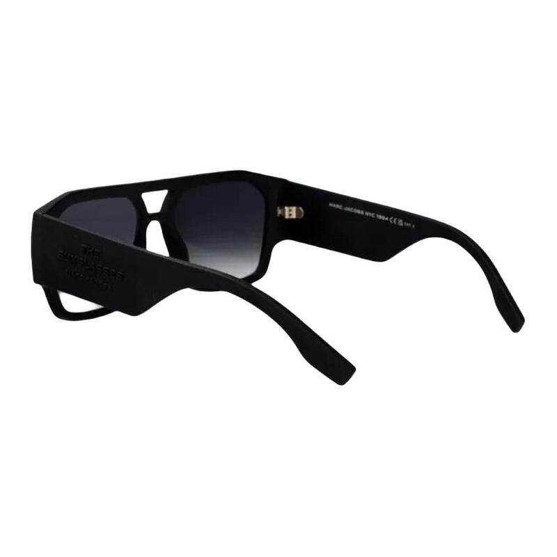 Marc Jacobs Solid Color Design Acetate Square Sunglasses Women's Matte Black MARC860S
