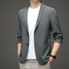 Yaz Ince Erkek Blazer Ceket Yüksek Kaliteli erkek Moda Rahat Buz Ipek Nefes Takım Elbise Ceket Erkekler için Düğün Takımları 4XL