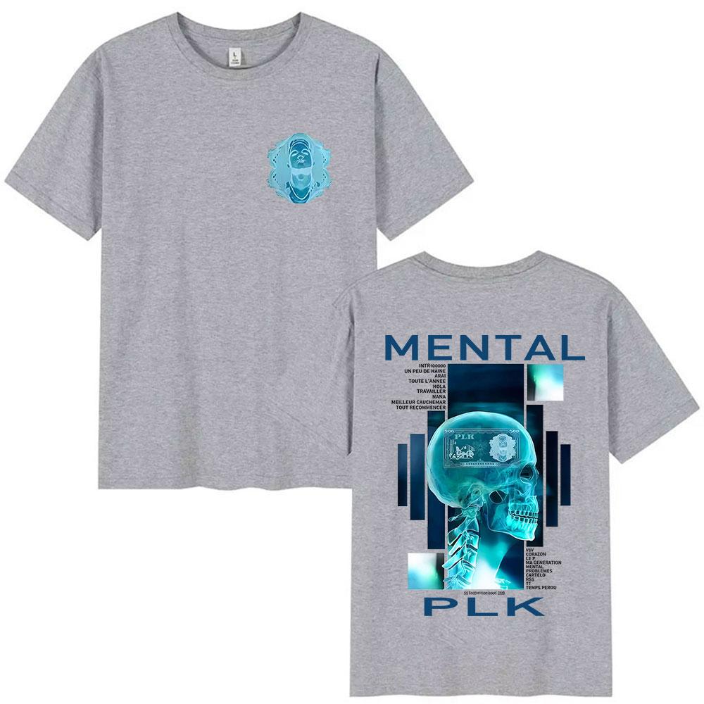 Rapper UnisexTAL PLK Album 2025 Merch T Shirt Unisex's Gothic Fashion Short Sleeve T-shirt Unisex Retro Style Oversized Cotton Tshirts