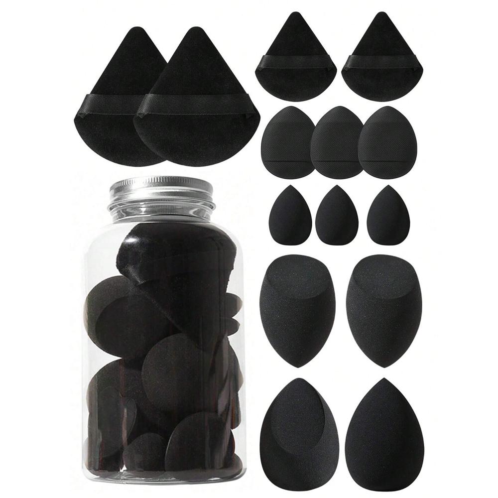 Makeup Sponge Set Blender Sponges 10 Pcs for Foundation Powder Liquid Professional Beauty Sponge Super Soft Facial Makeup Tools