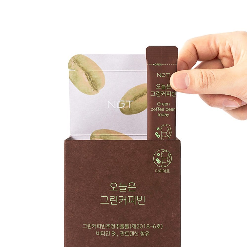NGT Today, a box of green coffee beans