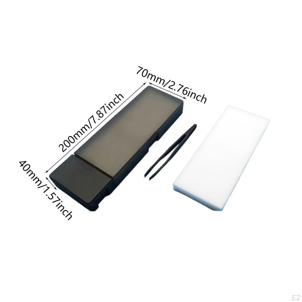 Water Decals Sticker Operated Box with Decal Tweezer, Soaking Separating Repair Hobby Model