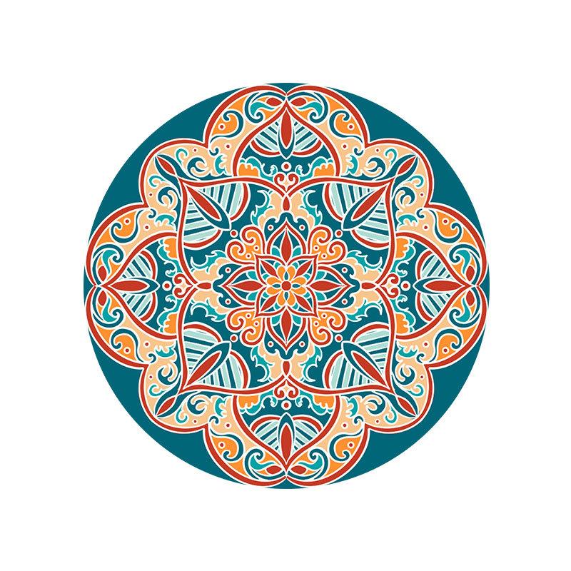 Stechapfel-Blumenmuster PU Platzset 4er-Set, Rutschfeste hitzeisolierte Tischsets für Esstisch, Leicht zu reinigen