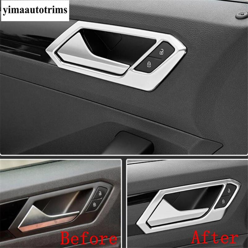 Car Interior Water Cup / Door Speaker / Window Lift / Glove Box Cover Trim Accessories For Volkswagen T-Roc T Roc 2018 - 2025