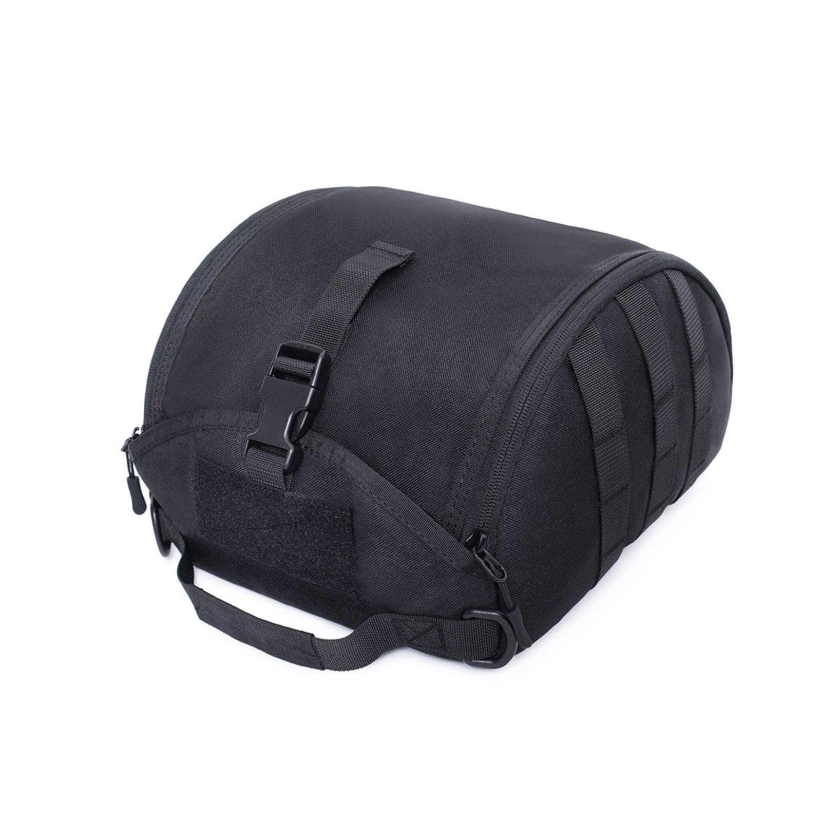 

Тактическая сумка для хранения шлема, многофункциональная водонепроницаемая сумка для хранения Molle для спорта, пеших походов, мотоциклетного шлема чёрный