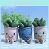 Cute Cartoon Plush Potted Plant Keychain Adorable Soft Toy Decorative Doll