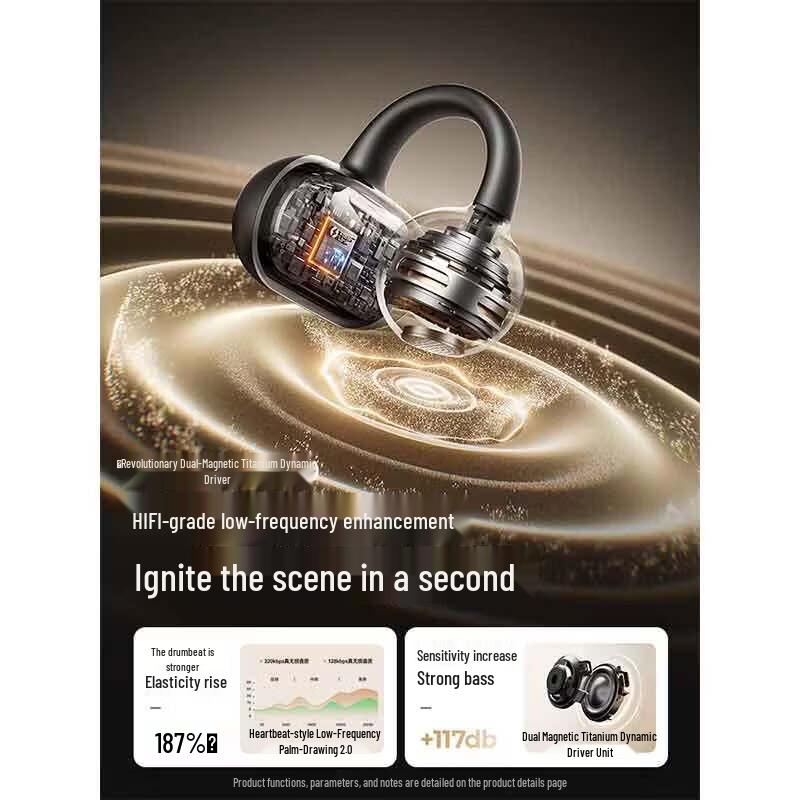 SANAG Z50 Ultra Open-Ear Clip-On Sports Bluetooth Headset