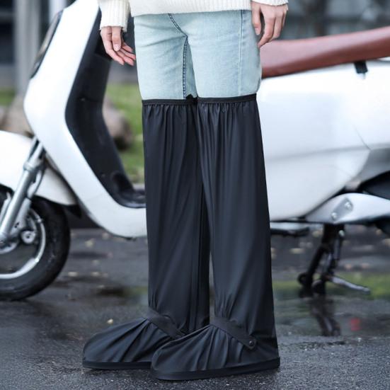 Elastic Band Shoe Covers Reusable Non Slip Waterproof Shoe Covers Over The Knee Rain Shoe Covers for Men Women Sneakers
