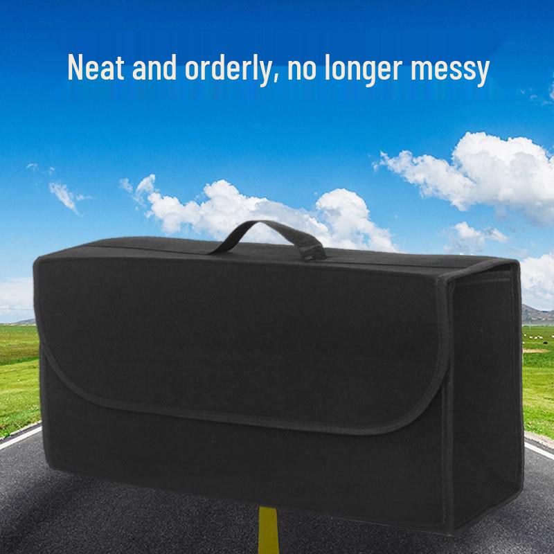Foldable Car Trunk Felt Storage Organizer