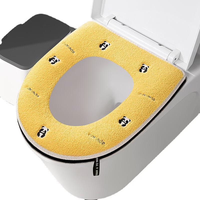 Pú Liàn Thickened Small Panda Universal Toilet Seat Cushion
