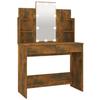 Dressing Tables Dressing Table With Led Smoked Oak 96X40x142 Cm