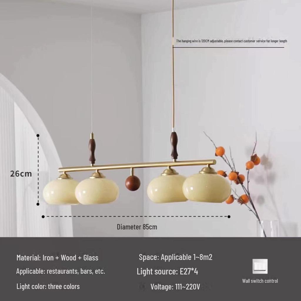 Medieval French Chandelier: Bauhaus-Inspired, Retro American Eye-Protective Lamp for Living Rooms, Bedrooms, and Studies