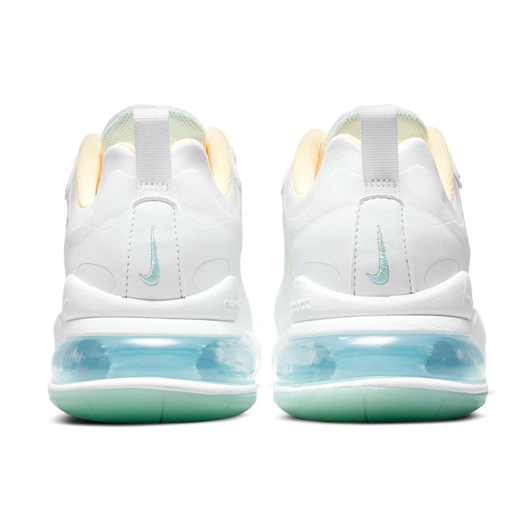 Nike Air Max 270 React Light Dew Lagoon Pulse Women Sneakers White Melon-Tint DJ3027-100