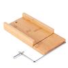 Wooden Cheese Slicer Stainless Steel Wire Food Slicer Durable Cheese Cutting Board Cake Slicing
