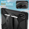 For Xiaomi Redmi Pad 2 Case TPU + PC + Silicone Kickstand Anti Drop Tablet Cover