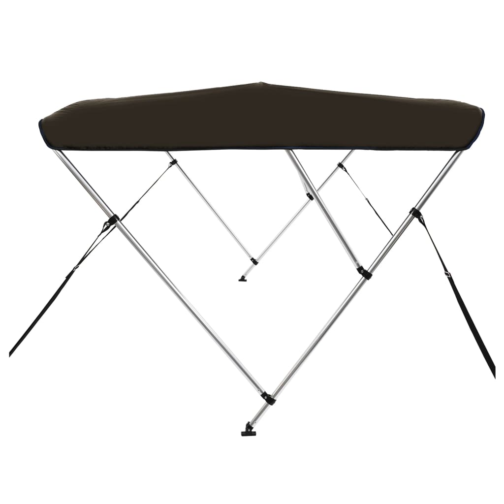 3 Bow Bimini Top Black 183x140x137 cm