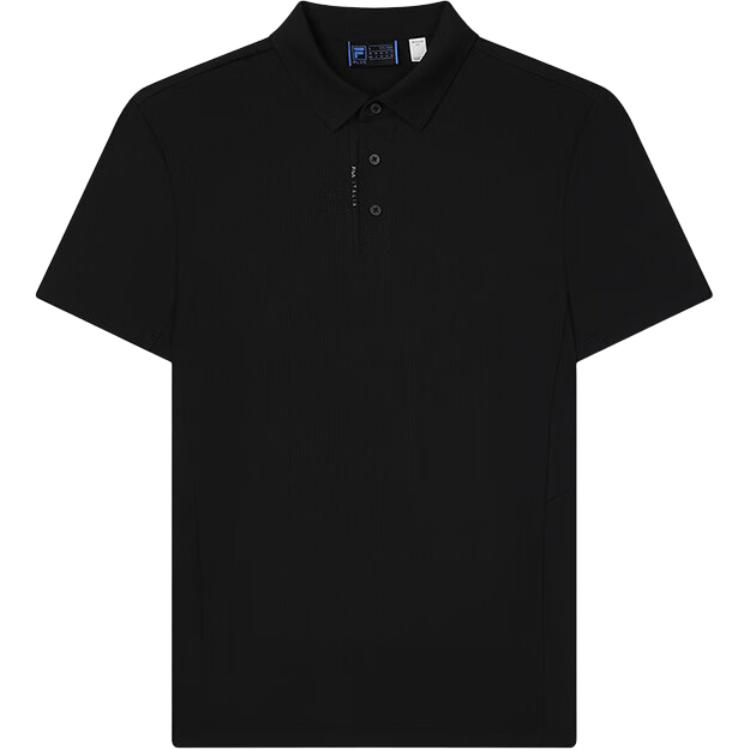 

Fila Однотонная Повседневная Спортивная Футболка-поло с Коротким Рукавом для Мужчин, Черная F11M432105FBK M