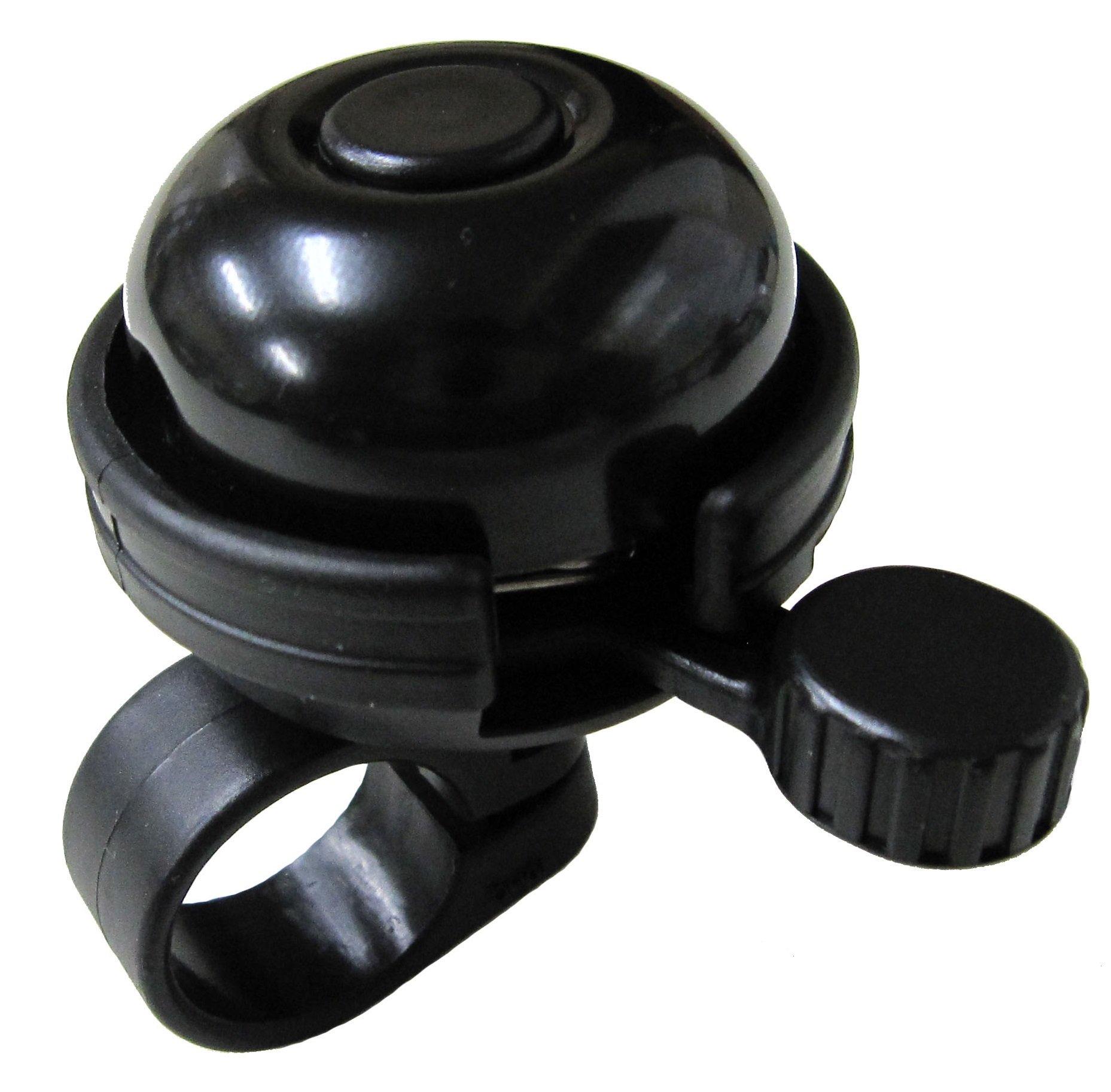 Велосипедный звонок Ogi Kogyo Super Mini Bell Алюминиевый Черный OH-400A чёрный