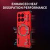 KEYSION Hollow Heat Dissipation Case for Motorola Edge 60 Pro 5G Magnetic Cooling Shockproof Phone Cover for Edge 60 S 60 Fusion