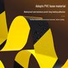 JINGRUIXIANG Yellow & Black PVC Safety Warning Tape
