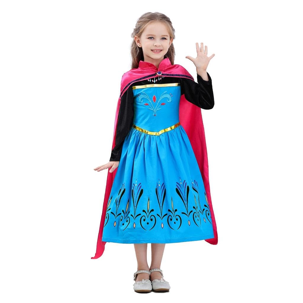 Toddler Girls Snow Princess Coronation Kids Halloween Princess Christmas Party Size Months [Dressy Daisy] Dress, Costume, Cosplay, Costume, 18-24