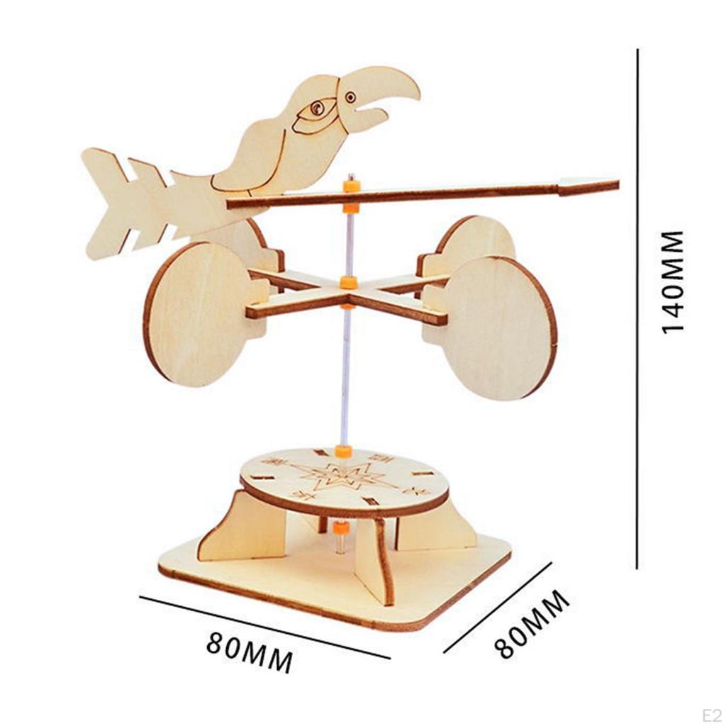 DIY Windrichtungsgeber-Bausätze Messmodelle Hand-Auge-Koordination Lehrmittel Innovation Bauen