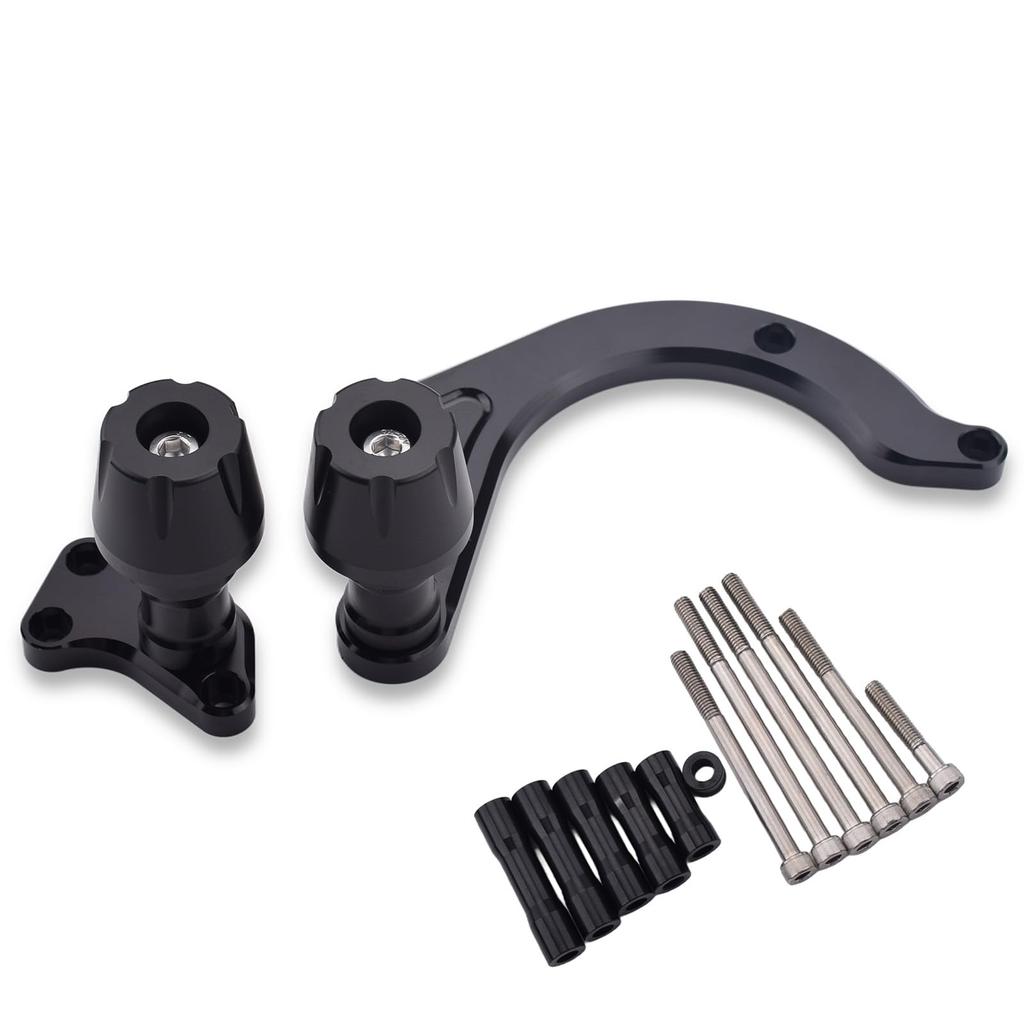 LEDISHUN Motorcycle Frame Slider / Engine Slider Suzuki Jixer SF250 All Year Black